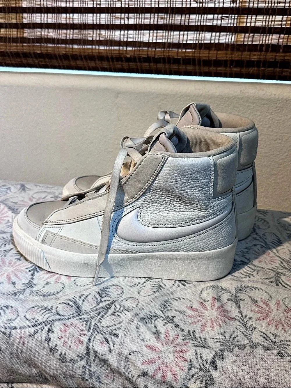 Nike Blazer Mid Rebel XX High-Top Sneakers White & Gray